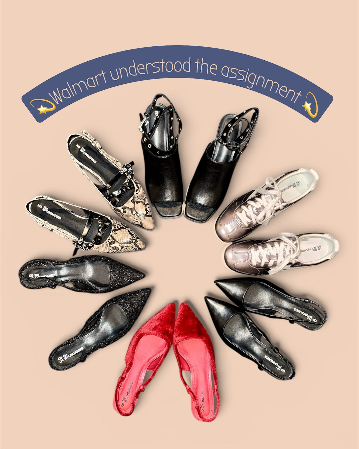 Walmart understood the assignment as usual💫
A whole shoe haul for under $25… and I’m honestly impressed 👀

Affordable, cute, and actually wearable✅
Perfect for work, weekends, and everything in between.

Don’t worry… I linked them for you plus many other styles because none of these will last long!  

#LTKIt #LTKStyle #LTKFinds #LTKShoeHaul #LTKShoes #AffordableStyle #BudgetFinds #WalmartFinds #WalmartStyle #EverydayStyle #OutfitInspo #WorkwearStyle #WeekendStyle #MomStyle

#LTKmomlife #LTKootd #LTKFindsUnder50