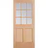 Masonite 36 in. x 80 in. 9 Lite Unfinished Fir Front Exterior Door Slab 76392 - The Home Depot | The Home Depot