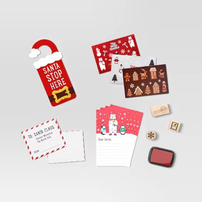 20pc Letters To Santa Christmas Stationery Kit - Wondershop™ | Target