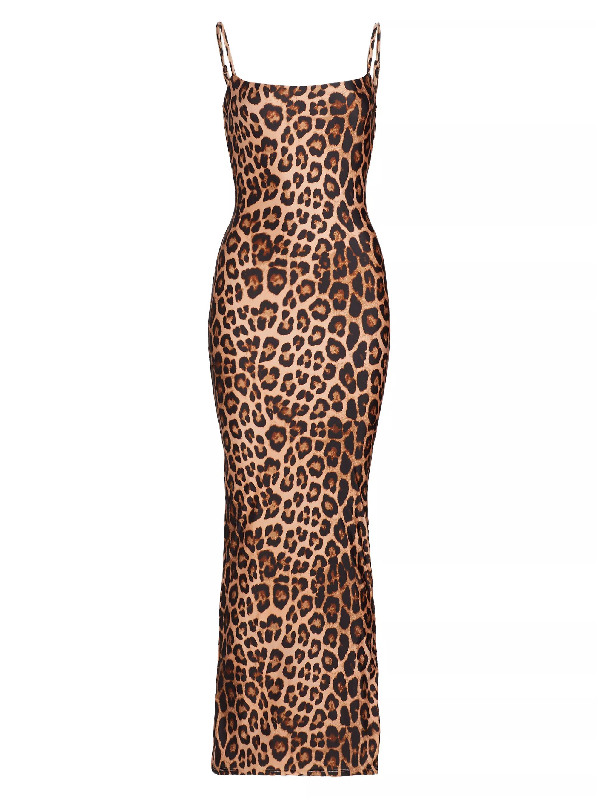 Leopard-Print Maxi Dress | Saks Fifth Avenue