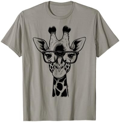 Amazon.com: Cute Giraffe Graphic Casual Summer Funny Cool Animal Lover T-Shirt : Clothing, Shoes ... | Amazon (US)