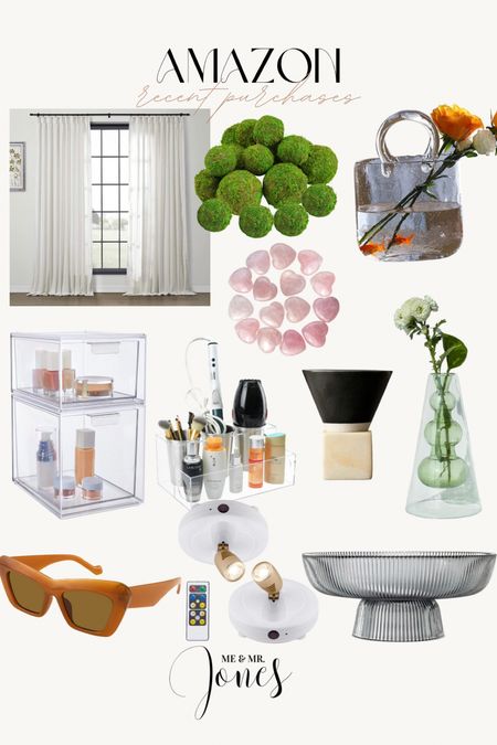 Amazon home decor and items I’ve purchased recently. The bathroom organizers are so good!! #meandmrjones 

#LTKunder50 #LTKunder100 #LTKhome