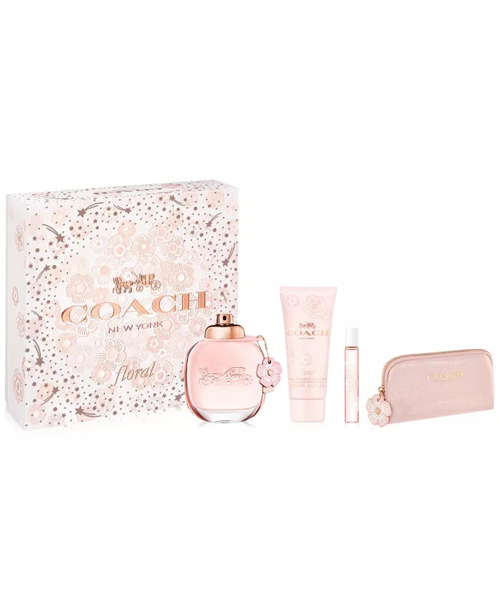 COACH 4-Pc. Floral Eau de Parfum Gift Set & Reviews - Perfume - Beauty - Macy's | Macys (US)