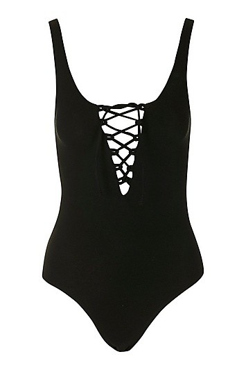 Tie-Up Body - Black | Topshop US
