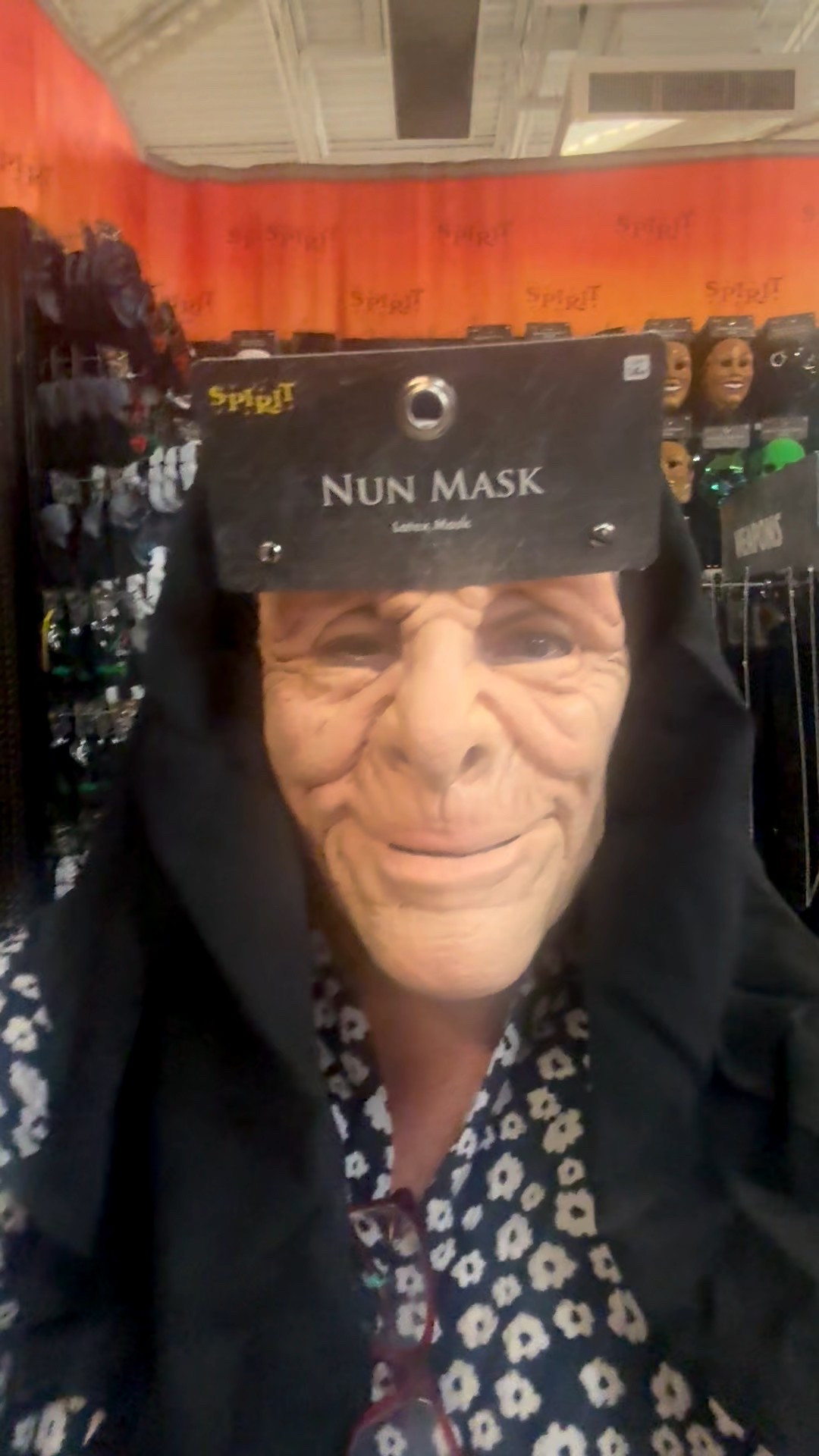 We had so much fun picking out our Halloween costumes after church today! I’m wearing this Nun mask🤣

#LTKOver40 #LTKFindsUnder50 #LTKHalloween