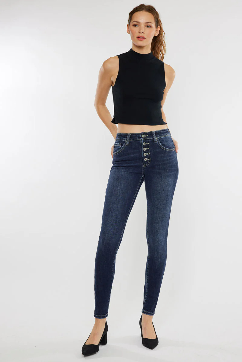 Moriah High Rise Super Skinny Jeans | Kancan USA