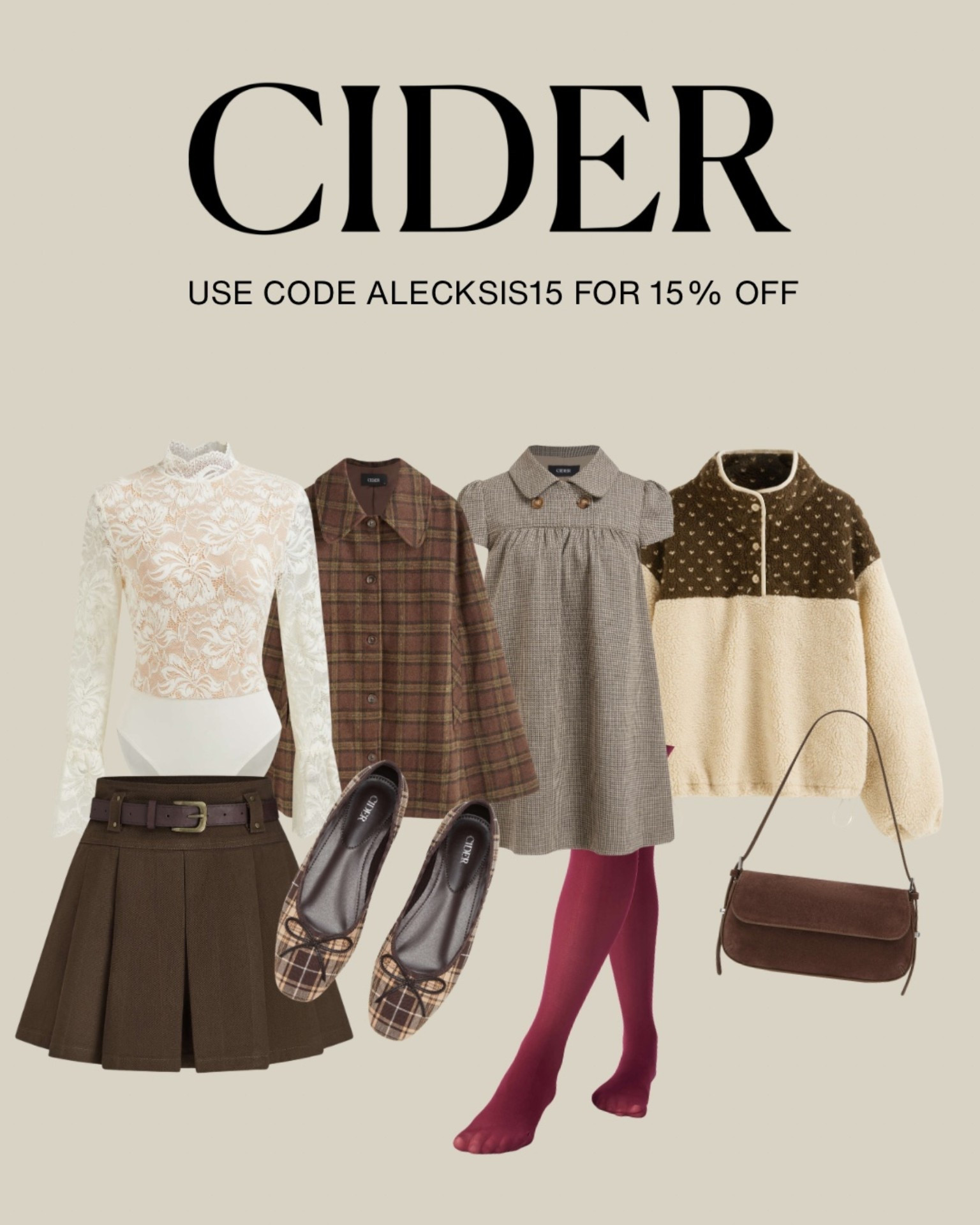 My favorite cider pieces for the holidays 🥹🤎 USE CODE ALECKSIS15 FOR 15% OFF 

#LTKHoliday #LTKGiftGuide #LTKFindsUnder50