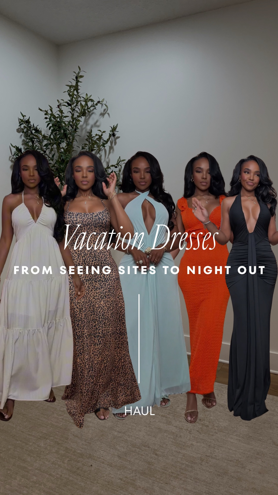 Vacation dresses that take you from sightseeing to night out without overpacking 🤍🌴

These are the kind of pieces I look for when I’m planning a trip — lightweight, flattering, and easy to dress up or down. From a flowy neutral maxi for daytime exploring, to a leopard moment, to bold color for dinner, to a sleek black number for a night out… every dress serves a different vibe.

They’re breathable, comfortable, and photograph beautifully (because let’s be honest… that matters on vacation 😌).

Everything is linked below for you. If an item shows in a different color, still click it — the same silhouette is usually available in multiple color options.

Sizing for reference:
Size Small
5’4” | 140 lbs
36D | 36-27-40

Save this for your next trip ✈️

#LTKootd #LTKPetite #LTKTravel