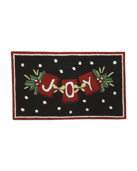 27x45 Joy Tiles Hooked Rug | TJ Maxx