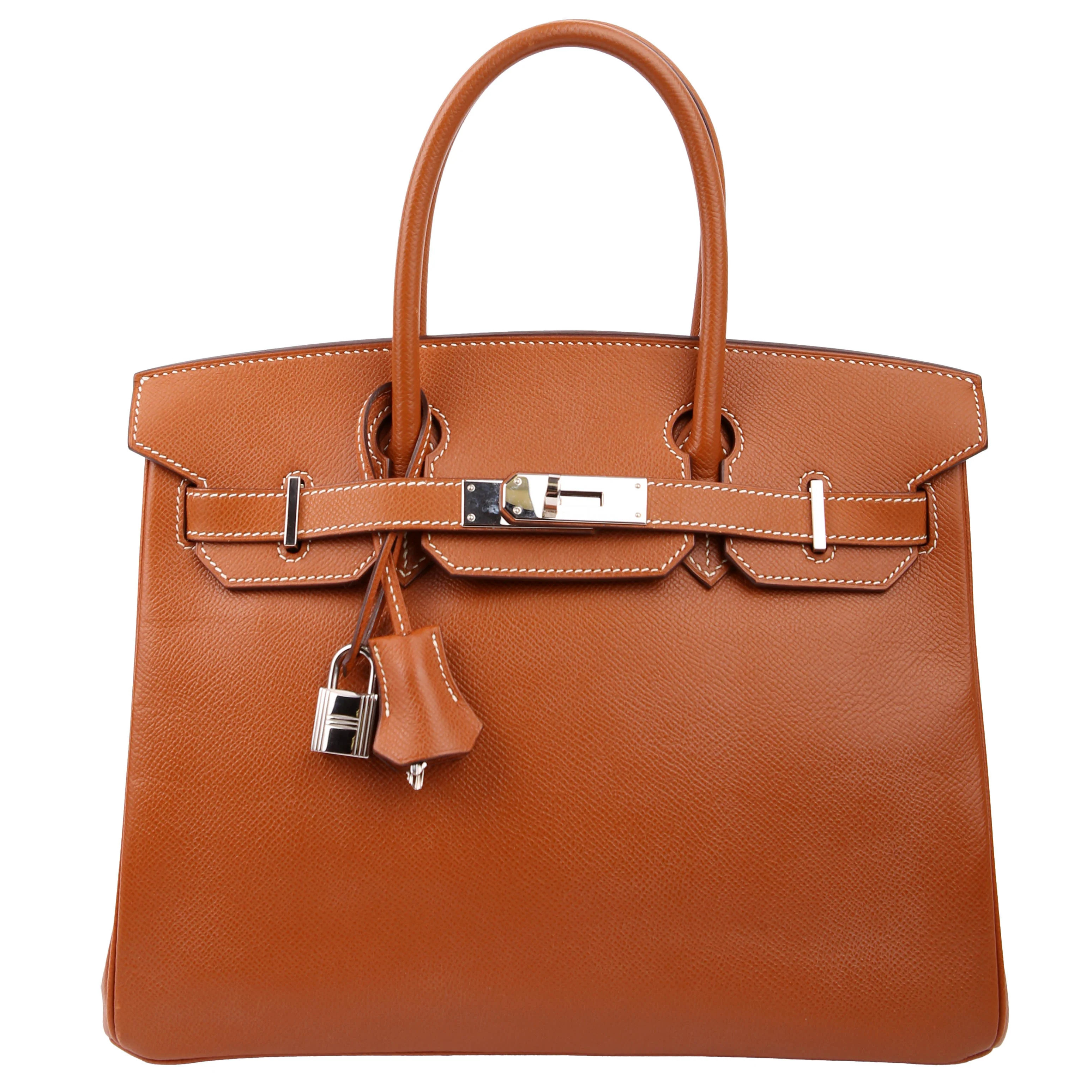 Birkin 30 Epsom 2005 Gold/Palladium | Keeks Designer Handbags
