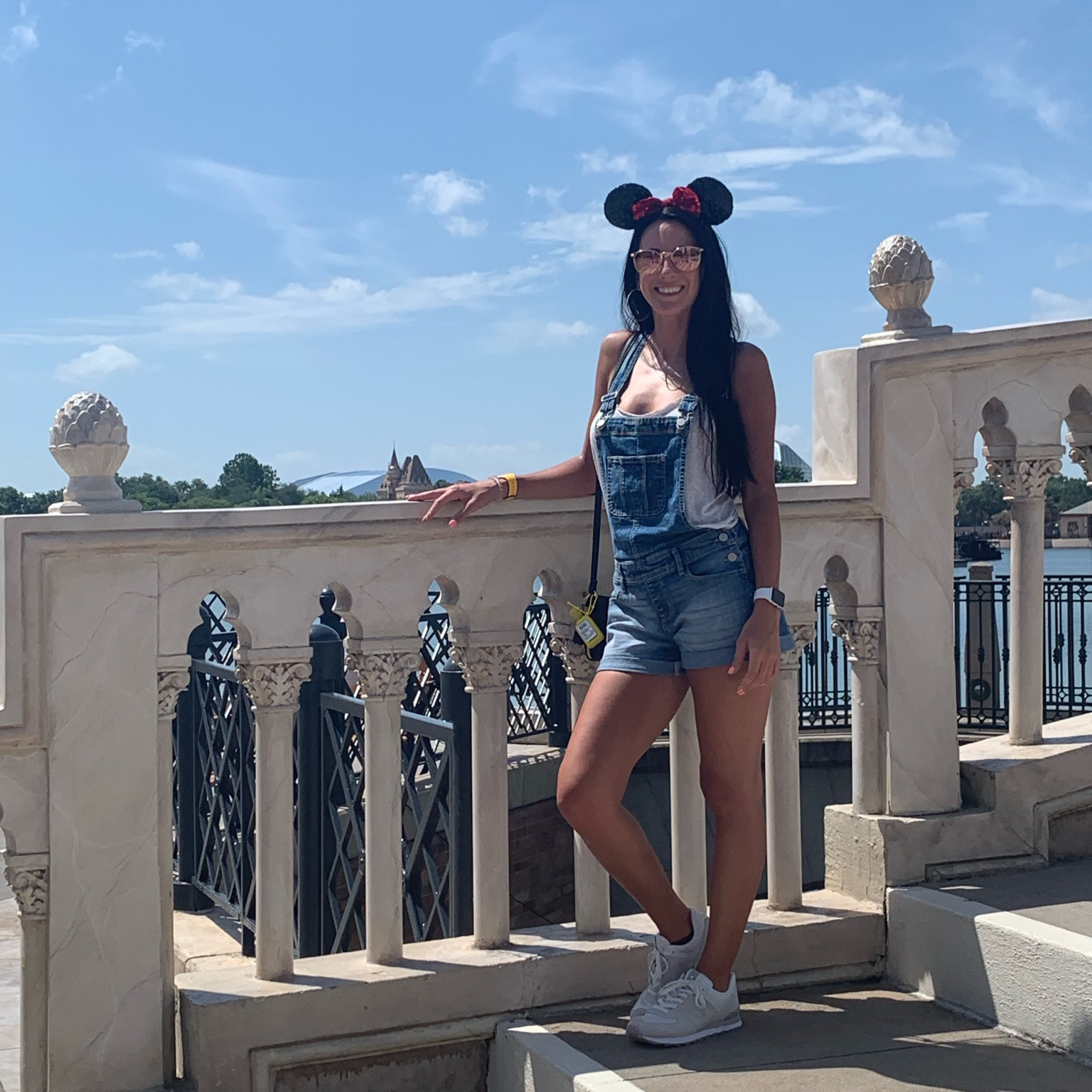 Disney Day!  Jean overall shorts and a tank top for the win! 

#LTKTravel #LTKStyleTip #LTKFindsUnder50