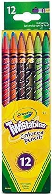 Crayola Twistables Colored Pencils, 12 Count, Assorted Colors | Amazon (US)