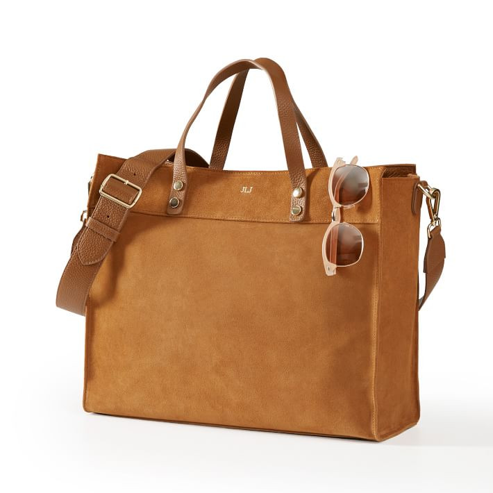 Essential Suede Tote | Mark and Graham