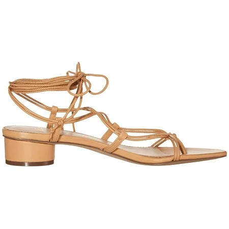 J.Crew Leather Lace-Up Strappy Alyssa Sandal Vachetta | Walmart (US)