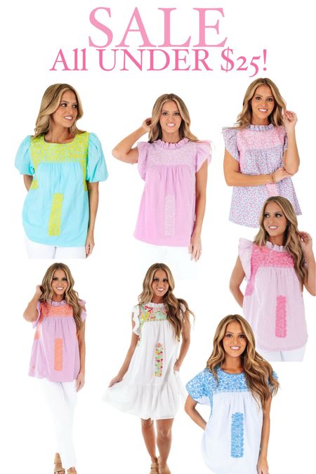 Sale! Embroidered tops 
J.Marie 
Designer 
Southern 

#LTKstyletip #LTKsalealert #LTKfindsunder50