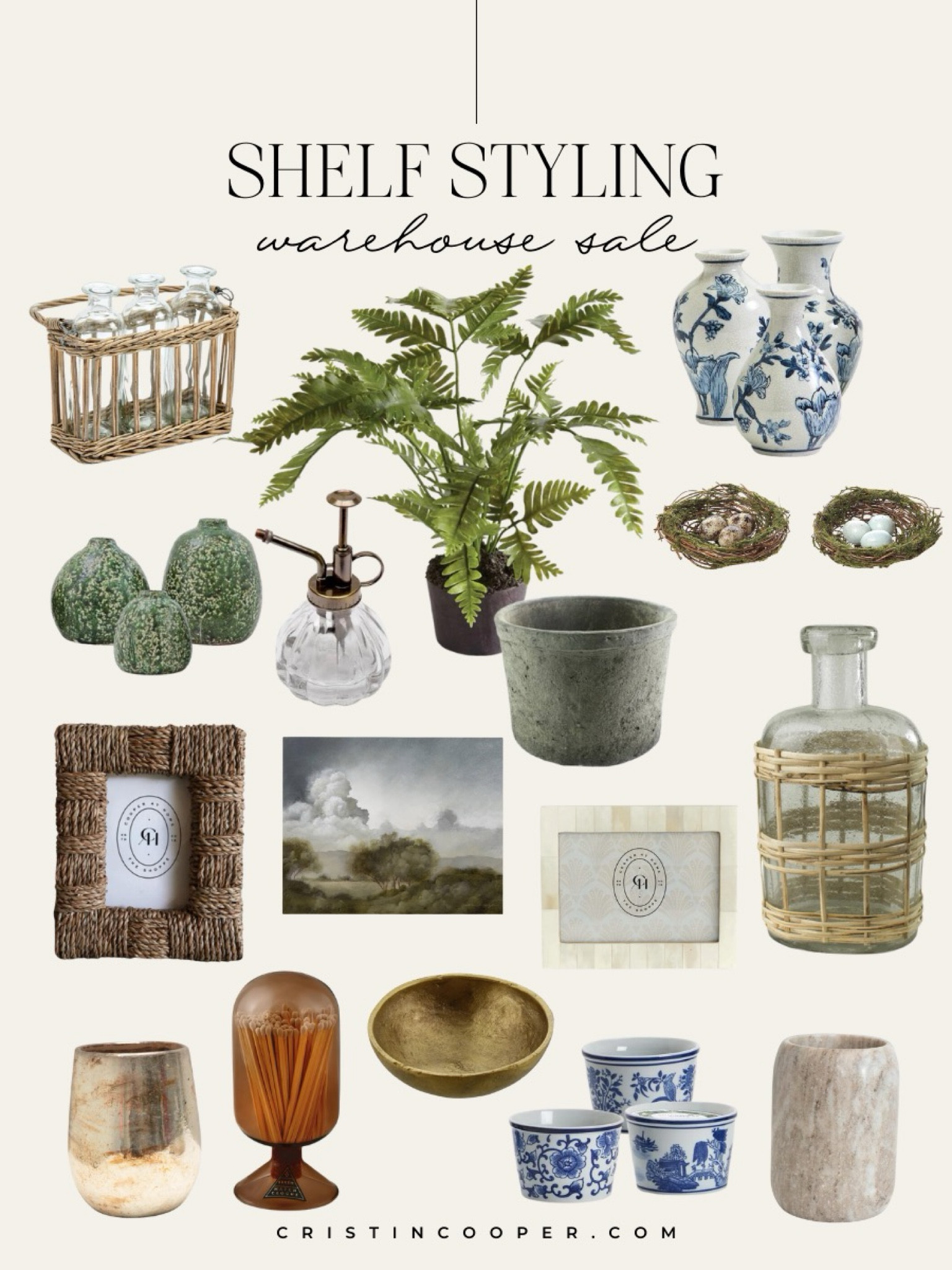 Warehouse sale all the shelf styling needs at shoppe cooper at home buy 3 get 1 free discount automatically applied in cart

#LTKSpringSale #LTKhome #LTKSeasonal
