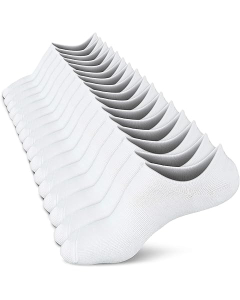 No Show Socks Womens Athletic Cushion Ankle Footies Low Cut 5-6 Pairs | Amazon (US)