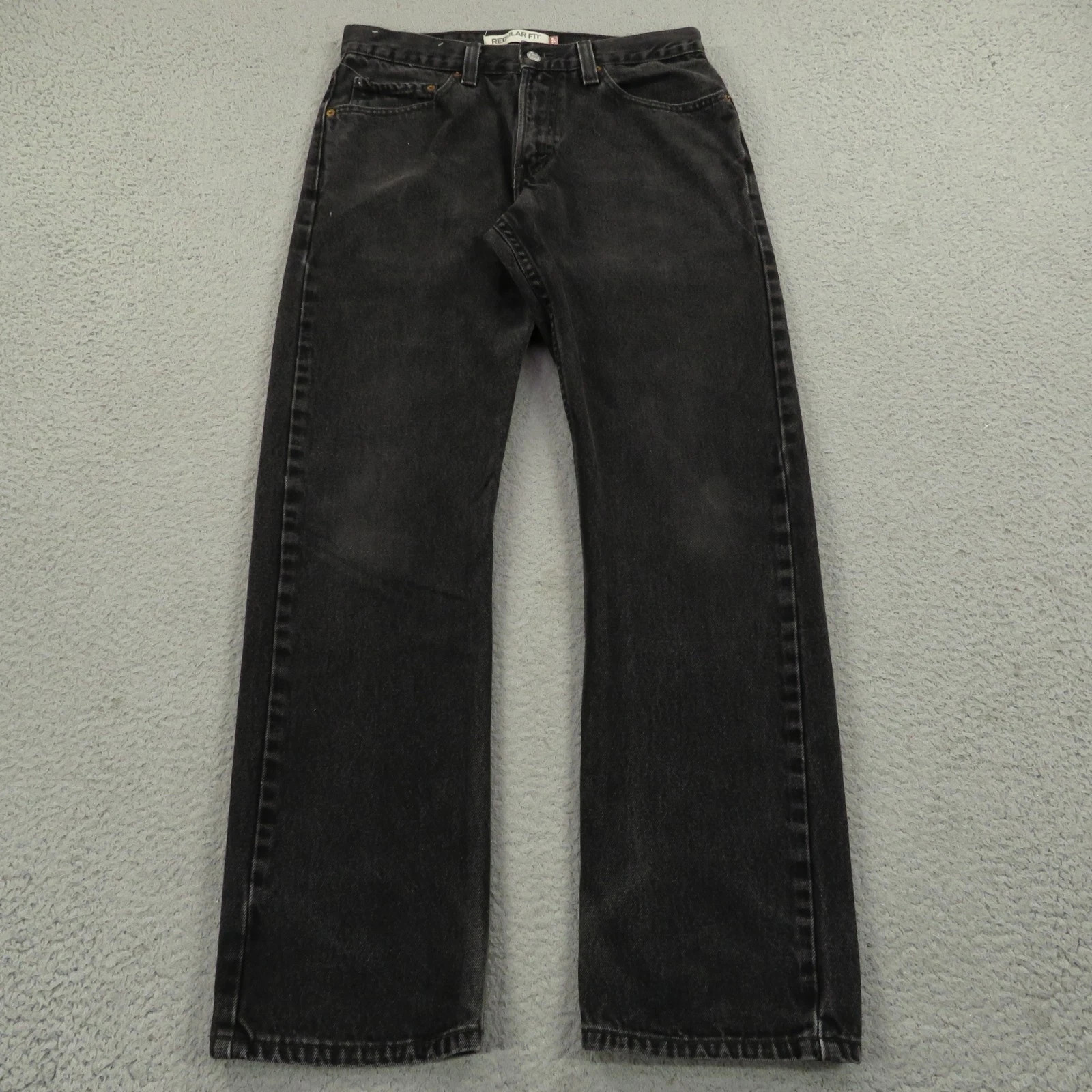Levis 505 Jeans 32x32 Black Straight Leg Regular Fit 2000s Y2K Denim VINTAGE Men | eBay | eBay US