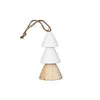 Mud Pie Paulownia Wood Christmas Ornament, Tree, 4.75" x 2.25" | Amazon (US)