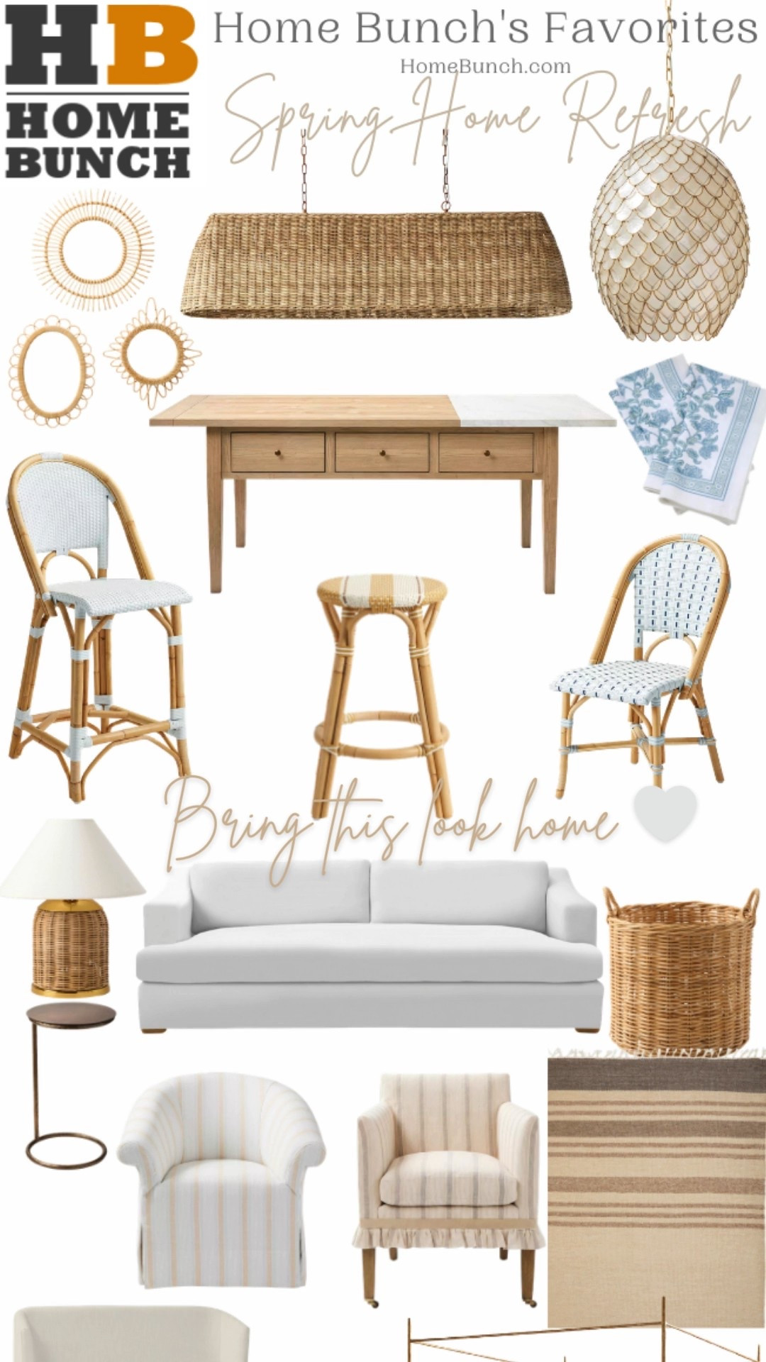 The Spring Shift Your Home Needs


There’s something about this time of year that makes you want to open the windows… and rethink everything.

Heavier layers out.
Airy textures in.
Warm woods, woven rattan, soft marble, sculptural lighting.

This entire collage is built around that effortless spring feeling — pieces that instantly brighten a space without a full renovation.

Imagine:
• Bistro chairs catching morning light
• A capiz pendant glowing at dinner
• Marble and cane adding just enough polish
• A four-poster bed that feels lighter for the season

These are the updates that make your home feel fresh again.




Shop now and refresh your space before spring officially arrives — everything is linked in LTK 🌿🤍

#SpringHome #LTKHome #SeasonalRefresh #ElevatedLiving #InteriorDetails #HomeInspiration

#LTKHome #LTKOver40 #LTKdayinmylife