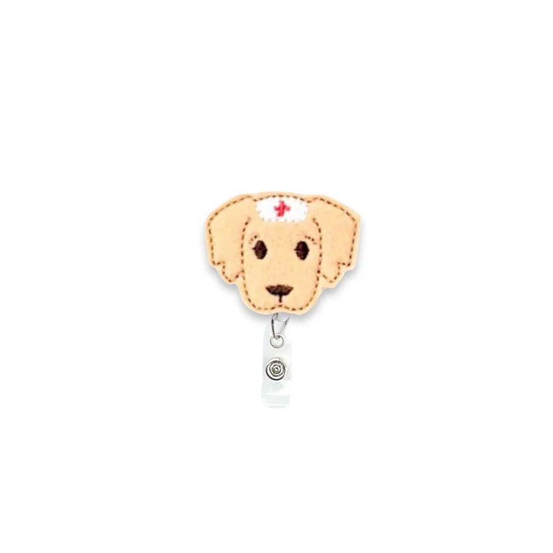 Golden Retriever Nurse Badge Reel, Golden Retriever Badge Reel, Retractable Badge Reel, Badge Ree... | Etsy (US)