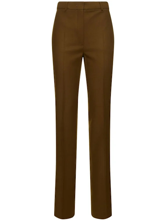 Mora12 flannel straight pants | Luisaviaroma