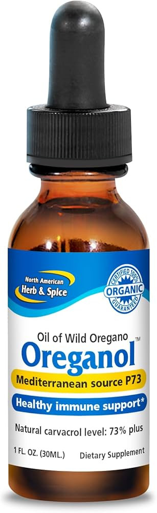 NORTH AMERICAN HERB & SPICE Oreganol - 1 fl. oz. - Unprocessed, Wild, Organic Oregano Oil - Medit... | Amazon (US)