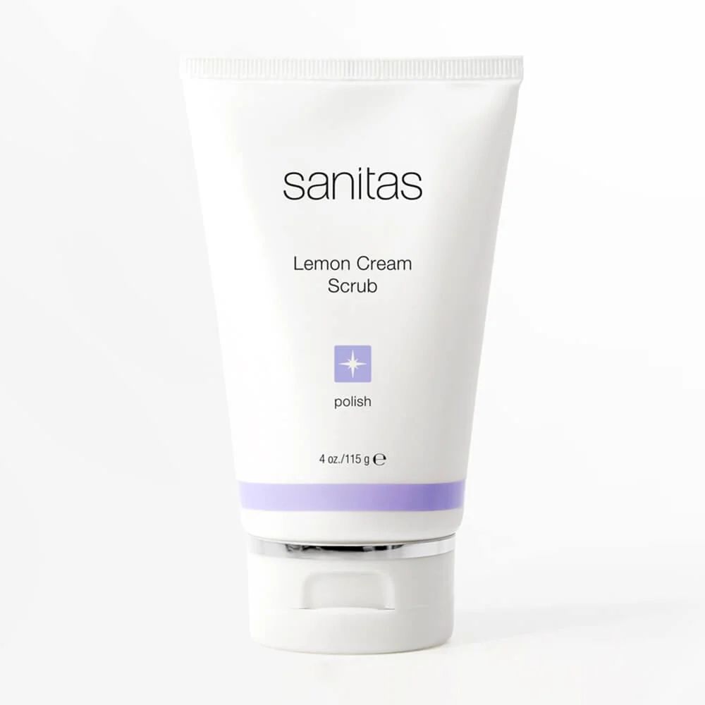 Lemon Cream Scrub | Sanitas Skincare