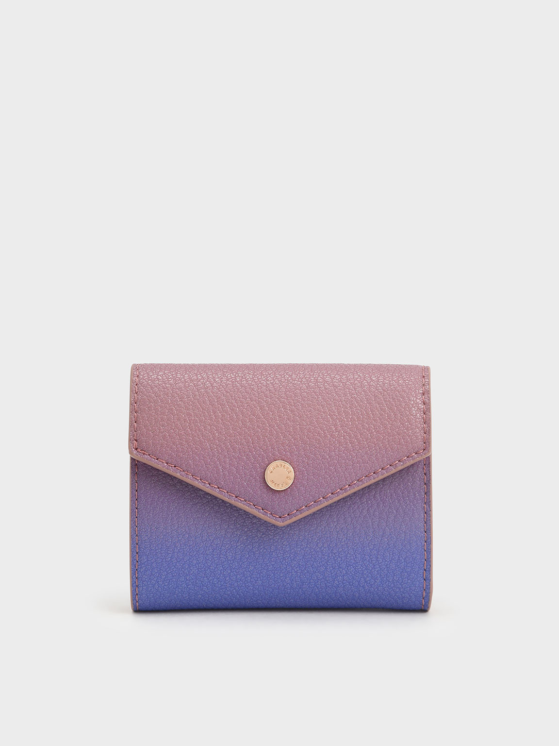 Mauve Marlowe Short Envelope Wallet | CHARLES & KEITH | Charles & Keith EU