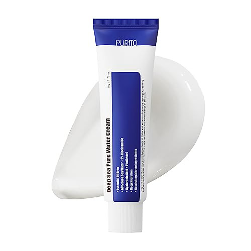 PURITO [ESSENTIAL OIL-FREE] DEEP SEA PURE WATER CREAM 50g/1.7fl.oz, moisture cream for face, facial watery cream, Vegan | Amazon (US)