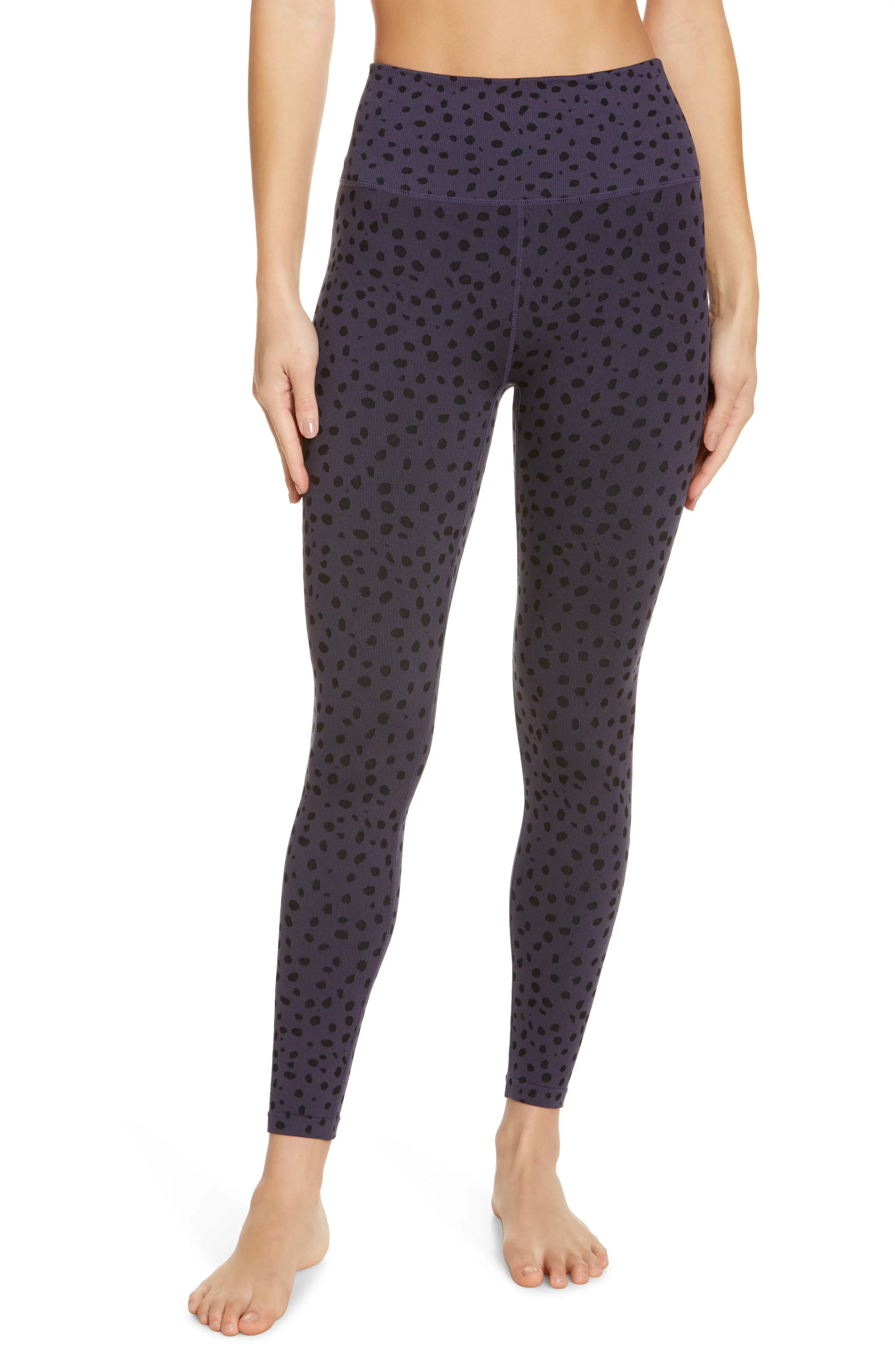 Zella Elevate High Waist Seamless Leggings in Grey Stone at Nordstrom, Size Small | Nordstrom