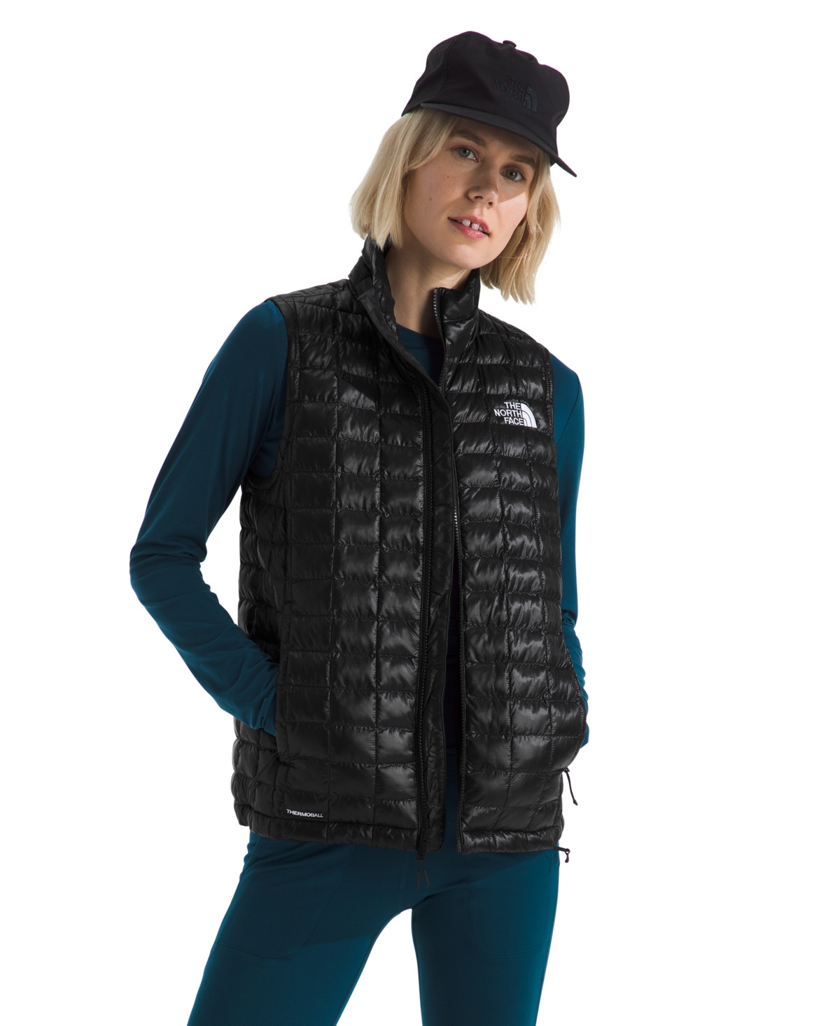 The North Face Women's Thermoball Quilted Vest - Tnf Black | Macy's