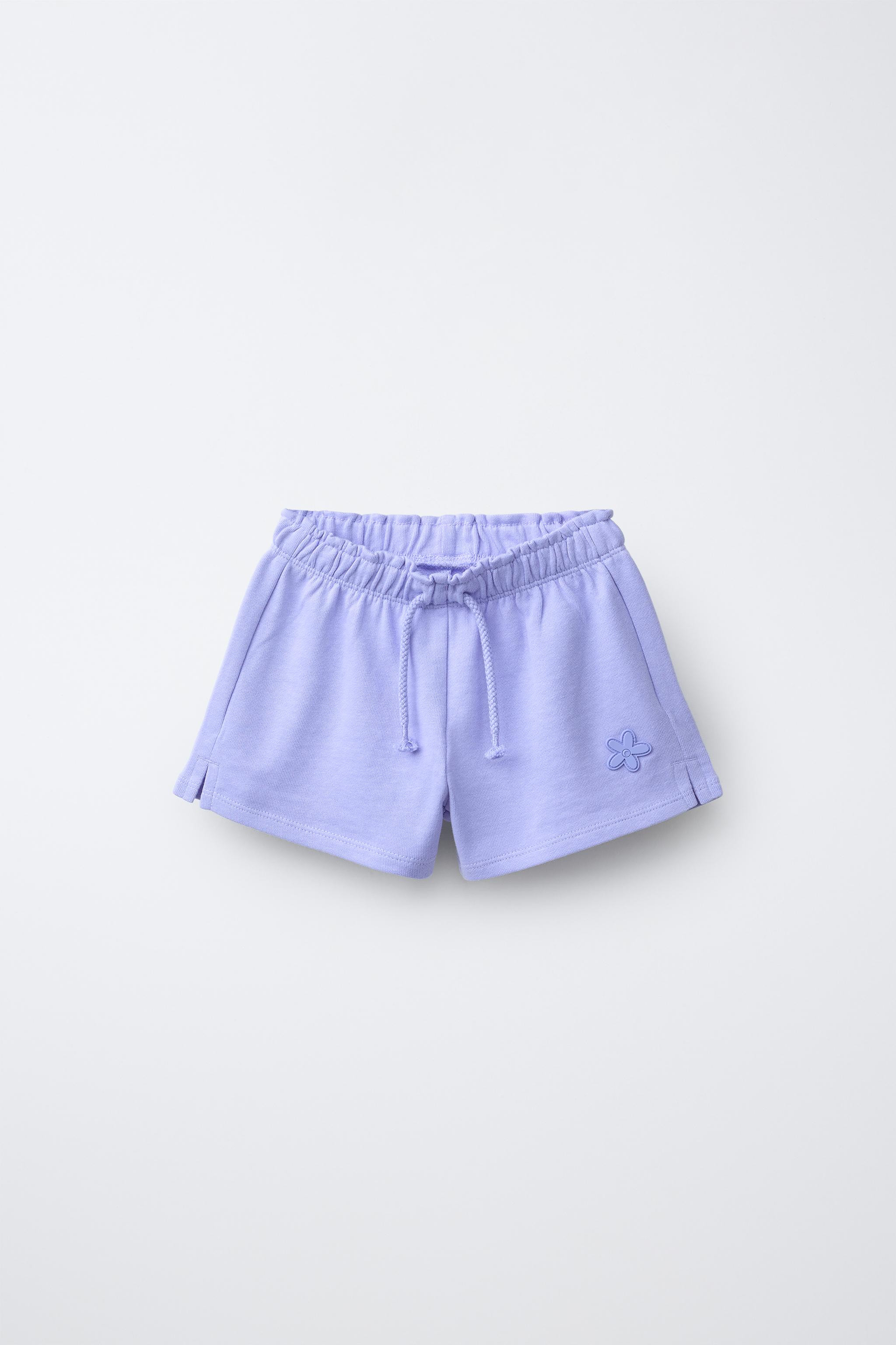 PLUSH RUBBERIZED APPLIQUE SHORTS | Zara US
