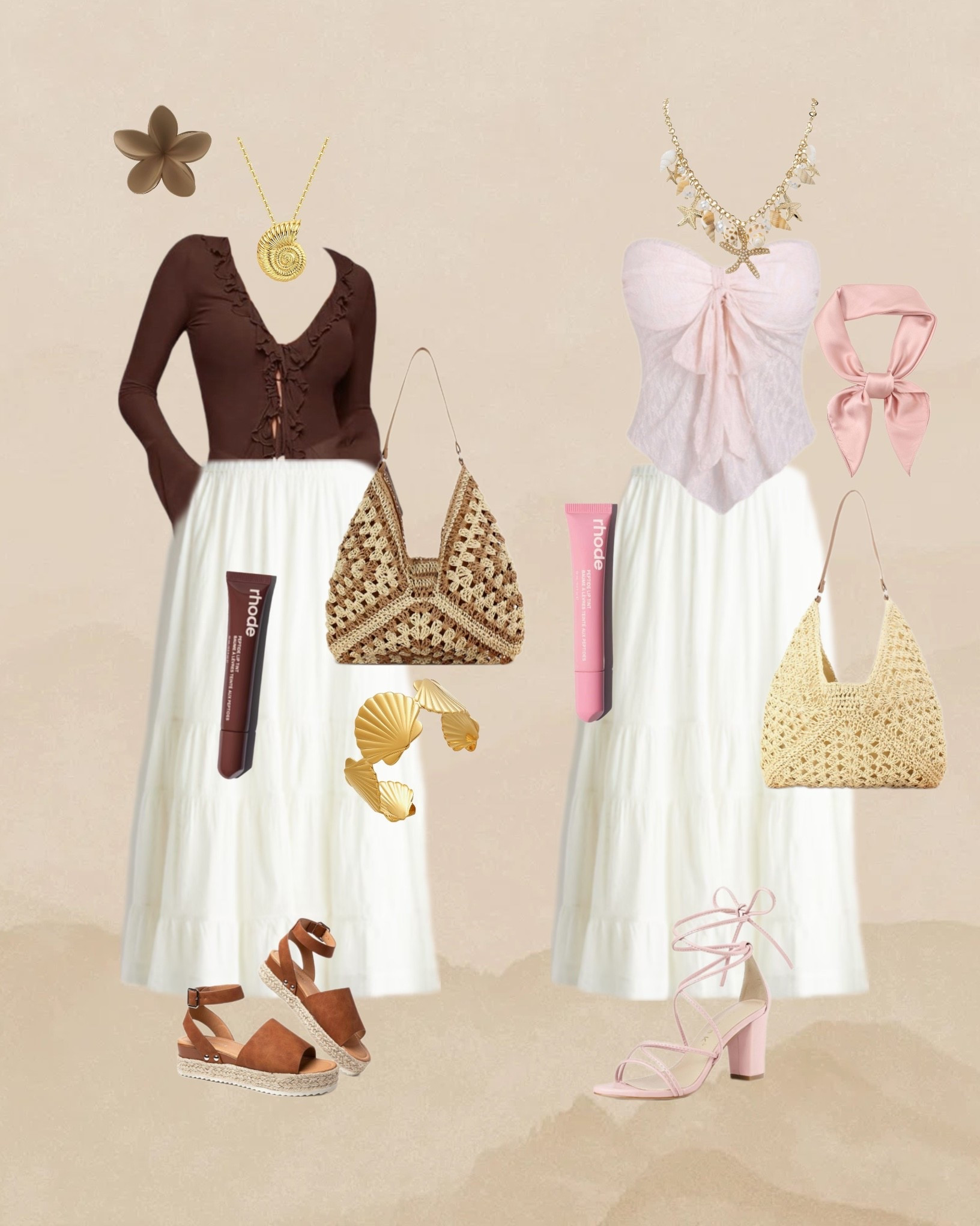 Two white maxi skirt styles for Summer 

#LTKeurope #LTKuk #LTKsummer