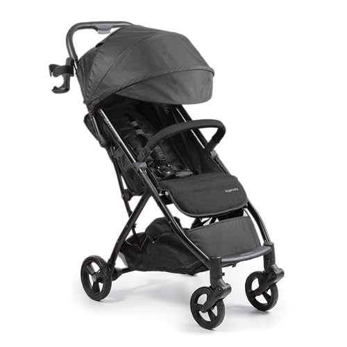 Summer Infant Ingenuity 3Dquickclose CS+ Compact Fold Stroller – Lightweight Stroller with Oversized Canopy, Extra-Large Storage and Compact Fold, Black | Amazon (US)