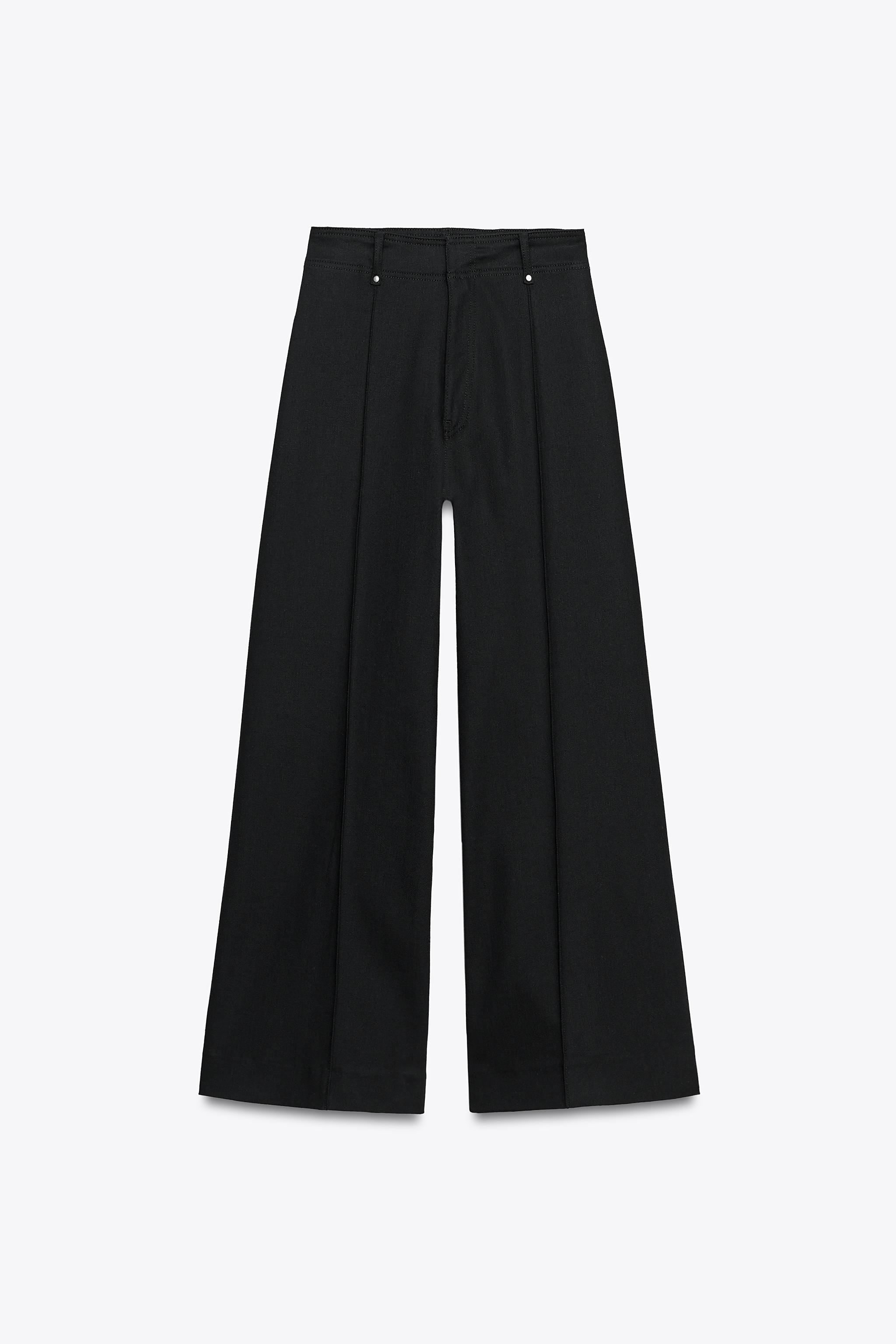 ZW COLLECTION HIGH WAIST WIDE LEG JEANS | Zara US