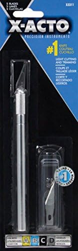 X-ACTO X3311 N0. 1 Precision Knife With 5 No. 11 Blades, #1 Knife | Amazon (US)