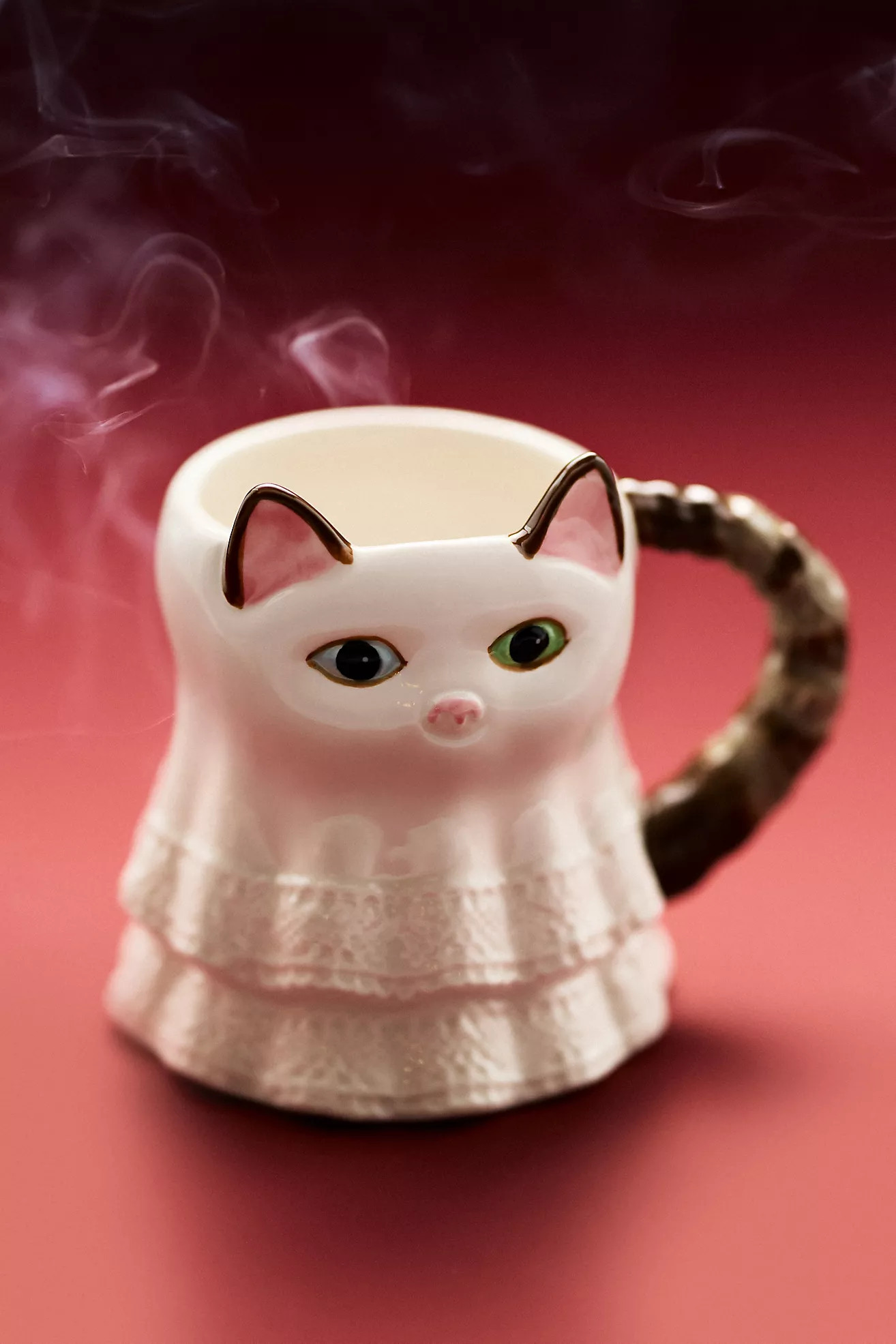 Peluche Halloween Stoneware Cat Mug | Anthropologie (US)