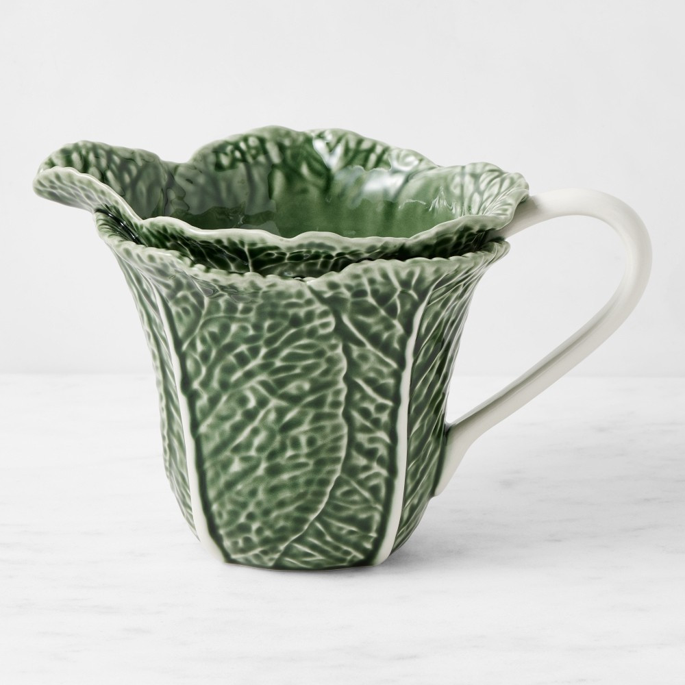 Bordallo Pinheiro Cabbage Pitcher | Williams-Sonoma