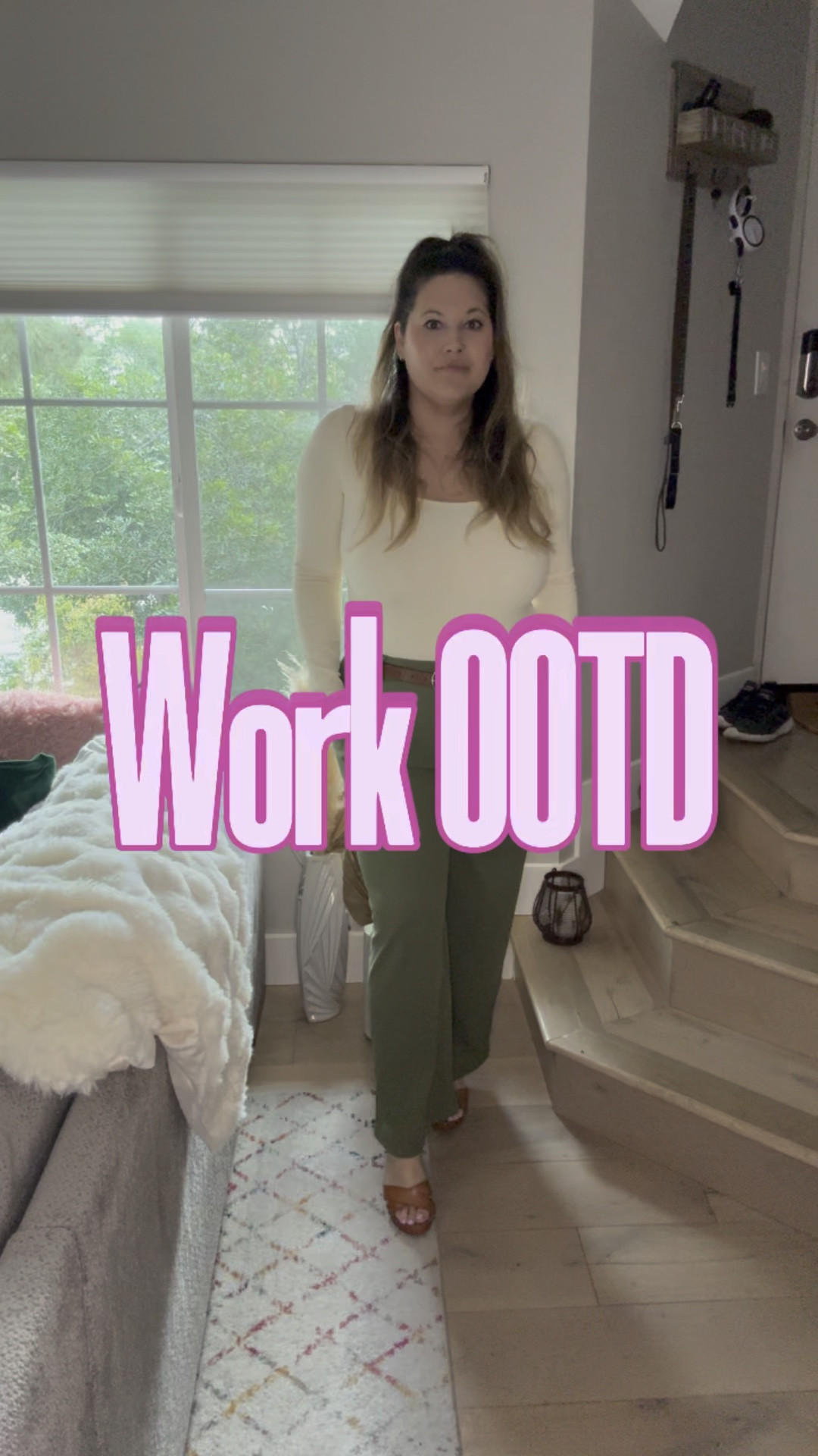 Today’s work outfit of the day!
Belly friendly! 

Pants are a size medium 
My shirt is from Amazon (which I can’t link but can be found on my storefront)

#LTKVideo #LTKmidsize #LTKfindsunder50
