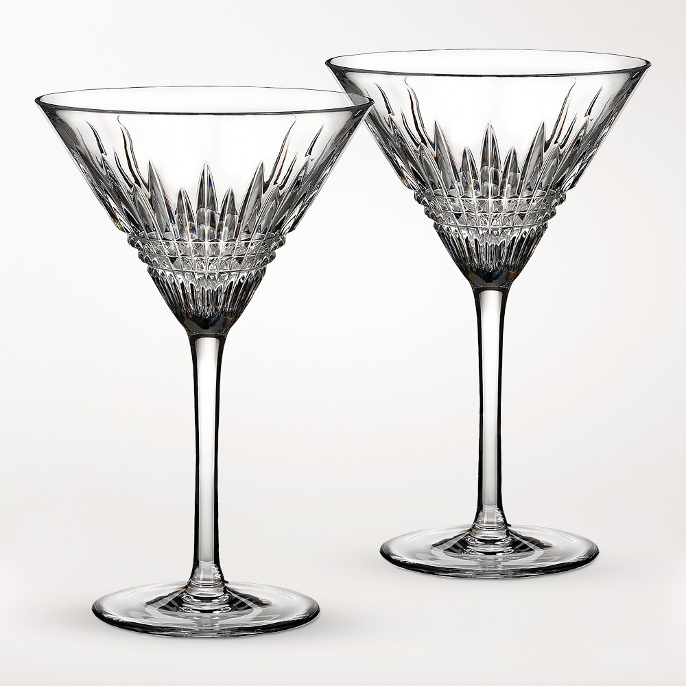Waterford Lismore Diamond Martini Glasses, Set of 2 | Williams-Sonoma