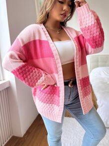 Plus Colorblock Drop Shoulder Duster Cardigan SKU: sf2209053397575397(100+ Reviews)$17.33$25.00-3... | SHEIN