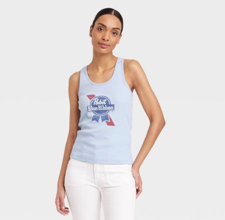 Summer t-shirts & tanks at Target! This one reminds me of my grandma. She always had a can of Pabst Blue Ribbon in her hand, especially on hot summer days. 

#LTKSeasonal #LTKunder50 #LTKFind