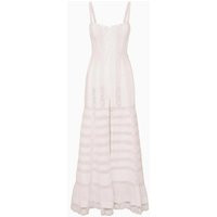 Calyx Cotton Victorian Maxi Dress | Size: 4 | Color: White | Curio