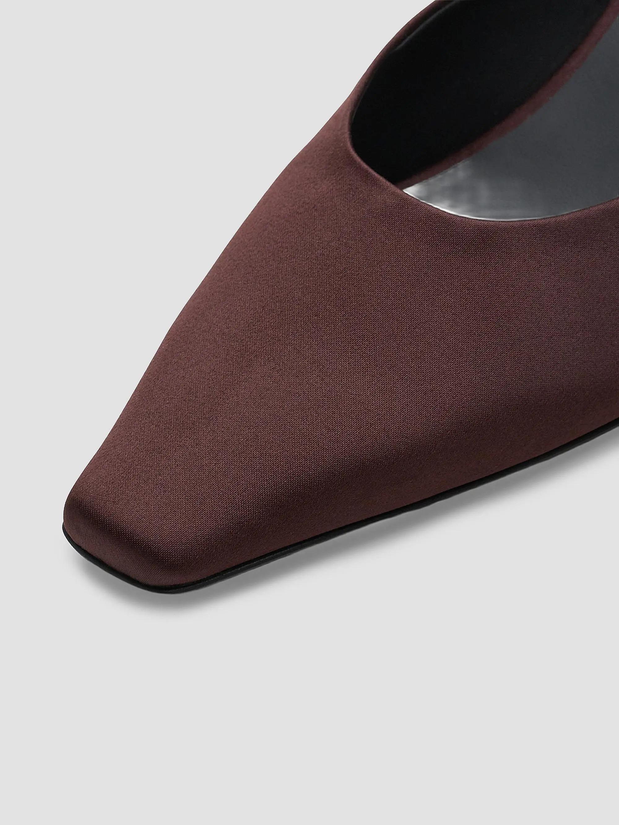 Alnair 55MM Satin Curved-Heel Mules | Saks Fifth Avenue