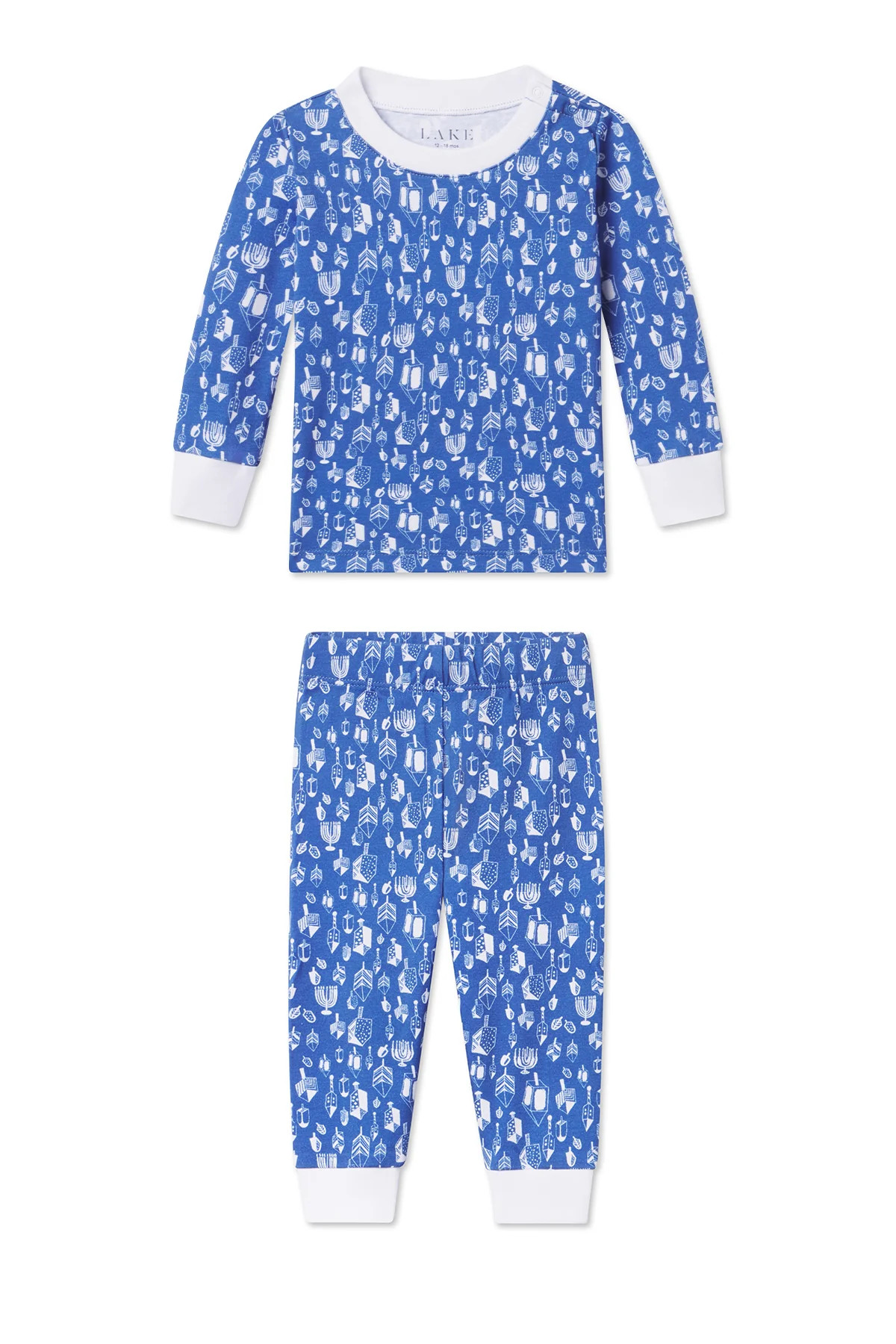 Baby Long-Long Set in Dreidels | Lake Pajamas