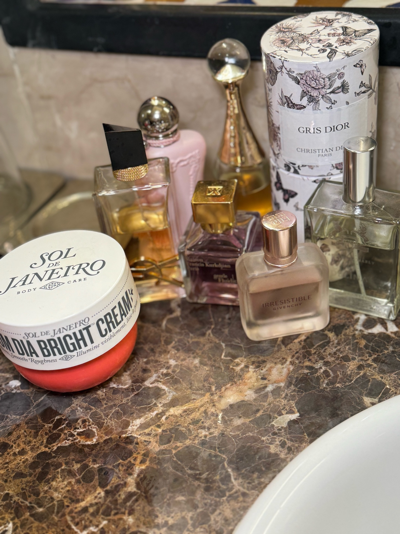 Smelling good is a MUST! I do not shy away from indulging in sweet and floral scents. These are the bits I packed for my trip to Morocco. I must say the Sol de Janeiro bom Dia Bright cream has become my latest obsession. I’m big on layering my scents and this one did not disappoint. The Jasmine blooms and vanilla layered well with my fragrances.  

#LTKTravel #LTKBeauty #LTKStyleTip