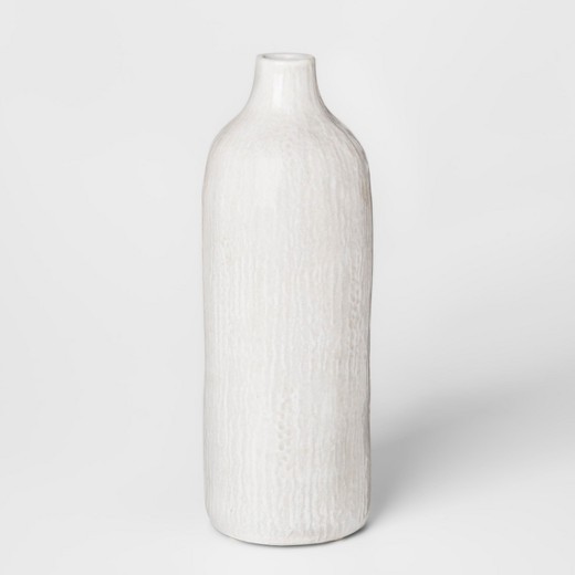Terracotta Vase Tall - White/Gray - Threshold™ | Target
