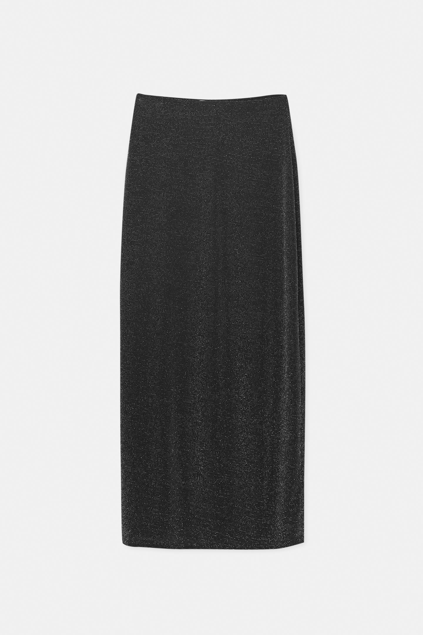 Long shiny detail skirt | PULL and BEAR UK