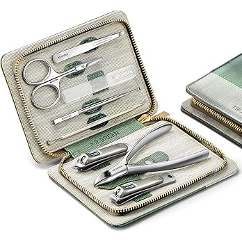 MR.GREEN Manicure Sets Pedicure Kits Stainless Steel Nail Clipper Personal Care Tools with PU Lea... | Amazon (US)